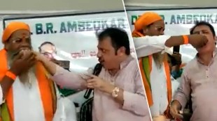 Congress MLA Zameer Khan feeds Dalit seer and then eats the same chewed food