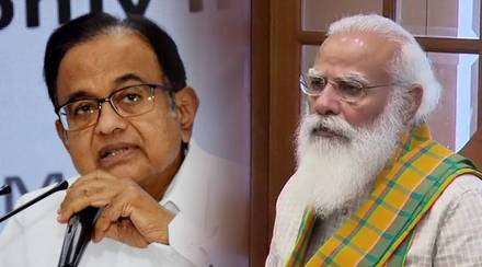 Former Finance Minister P Chidambaram on fuel price cuts