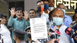 Kirit Somaiya latest tweet on vibhas sathe