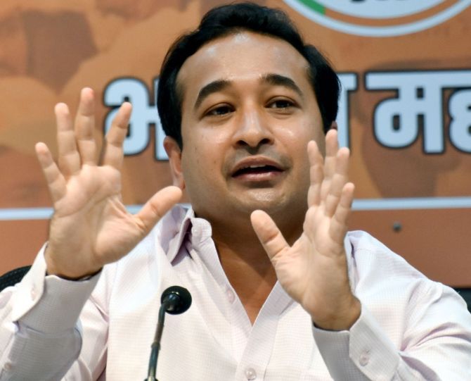 छत्रपतींच्या घरामध्ये आग लावण्याचा संजय राऊत यांच्याकडून प्रयत्न; नीतेश राणे यांचा हल्लाबोल