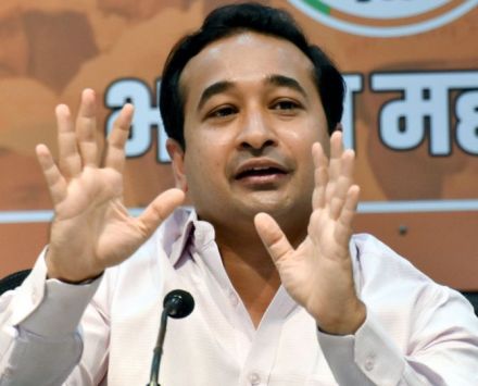 छत्रपतींच्या घरामध्ये आग लावण्याचा संजय राऊत यांच्याकडून प्रयत्न; नीतेश राणे यांचा हल्लाबोल