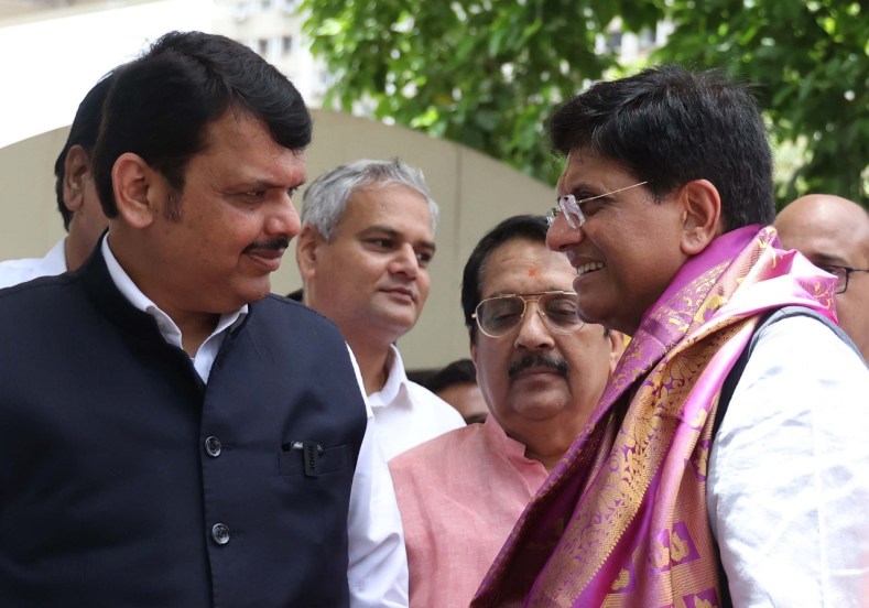 भाजपाकडून पीयूष गोयल यांना तिसऱ्यांदा राज्यसभेसाठी संधी देण्यात आली आहे.