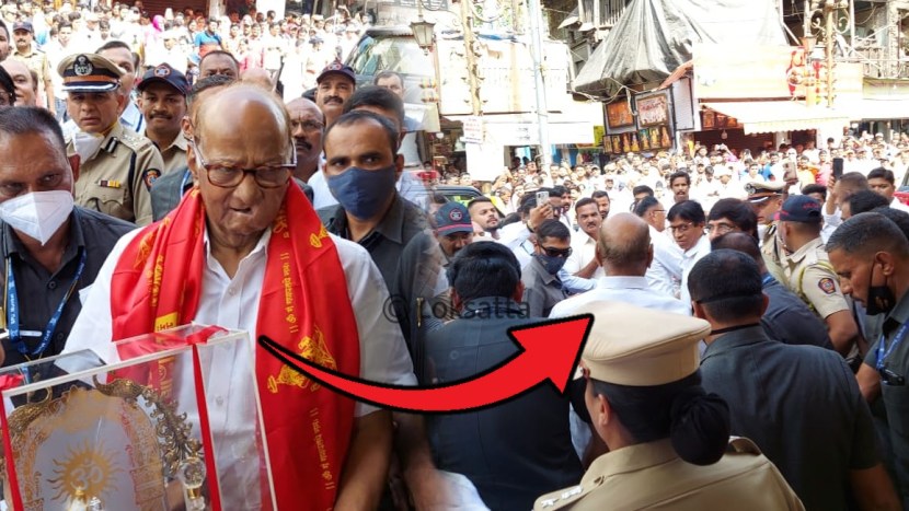 sharad pawar visited dagdusheth ganpati but have not entered temple here is why