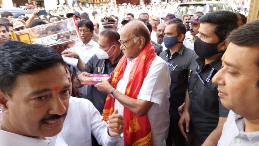 sharad pawar visited dagdusheth ganpati but have not entered temple here is why