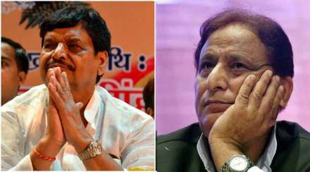 समाजवादी पक्षात फुटीची चर्चा ; आझम खान, शिवपाल यांची बैठकीकडे पाठ