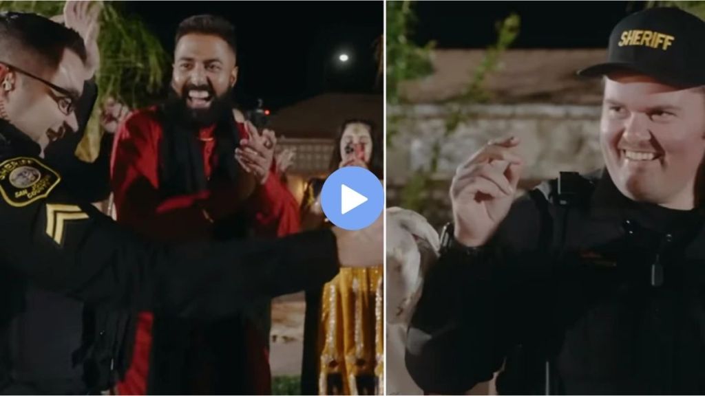 Call police for noise pollution complaints But the police who came to stop the Punjabi wedding party did something like that