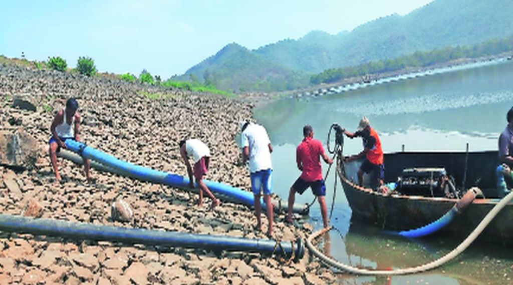 ‘त्या’ १७ गावांना तात्पुरते पाणी:झांझरोली धरणावर आधारित योजनेंतर्गत सक्शन पंपाद्वारे पाणीपुरवठा; दीड लाख ग्रामस्थांना दिलासा