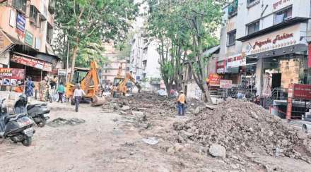 पावसाळ्याच्या तोंडावर रस्ते खोदाई ; खोदाईला ३१ मे पर्यंत मुदतवाढ
