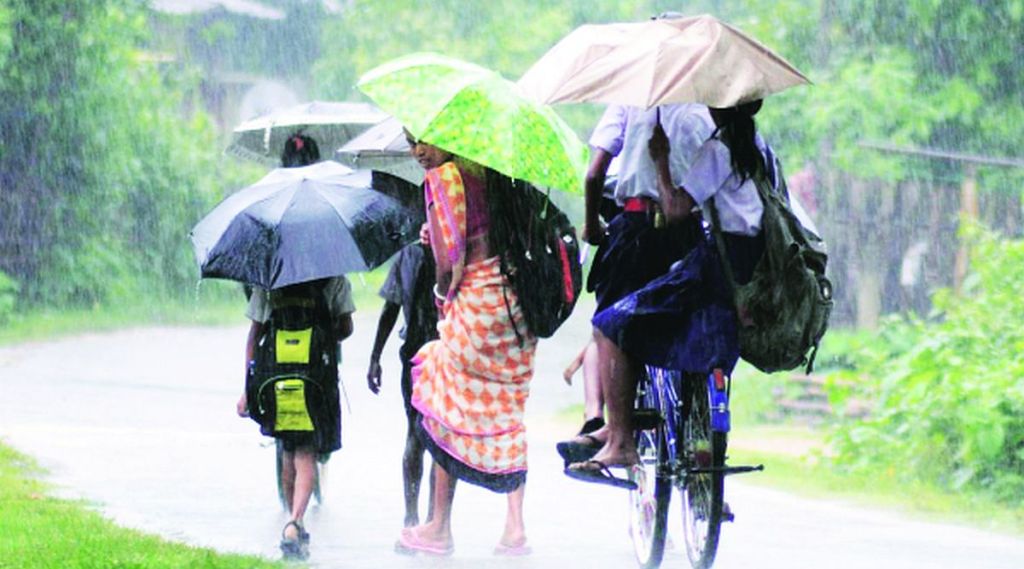 राज्यात सोमवारपासून मेघगर्जनेसह पाऊस; मोसमी वाऱ्यांच्या प्रवासाला पोषक वातावरण राज्यात सोमवारपासून मेघगर्जनेसह पाऊस; मोसमी वाऱ्यांच्या प्रवासाला पोषक वातावरण