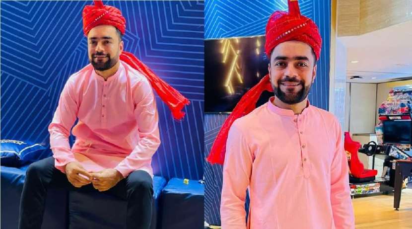 तसेच काही खेळाडूंनी डोक्याला फेटेदेखील बांधले होते. गुणतालिकेत अव्वल स्थानी असलेल्या या संघाचे आपल्या राज्याच्या स्थापना दिनानिमित्त पार्टी मोडमध्येही दिसले. (सर्व फोटो- गुजरात टायटन्स संघाचे इन्स्टाग्राम अखाऊंटवरुन साभार)