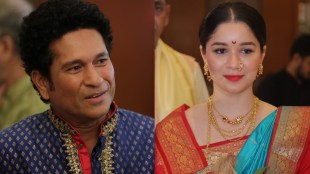 Sachin Tendulkar daughter Sara Tendulkar maharashtrian Marathi saree look photos