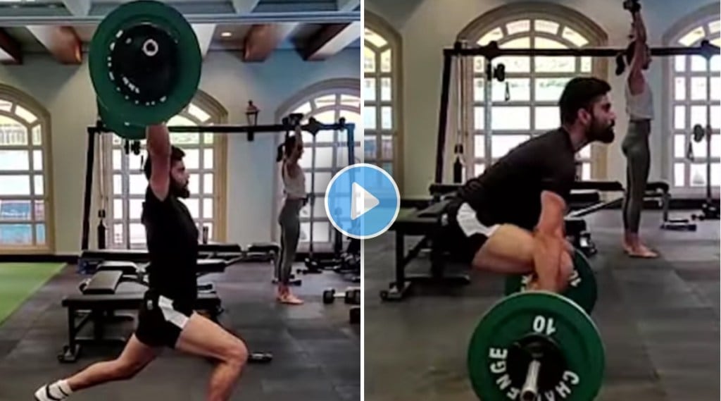 anushka sharma virat kohli gym video, anushka sharma virat kohli fitness,