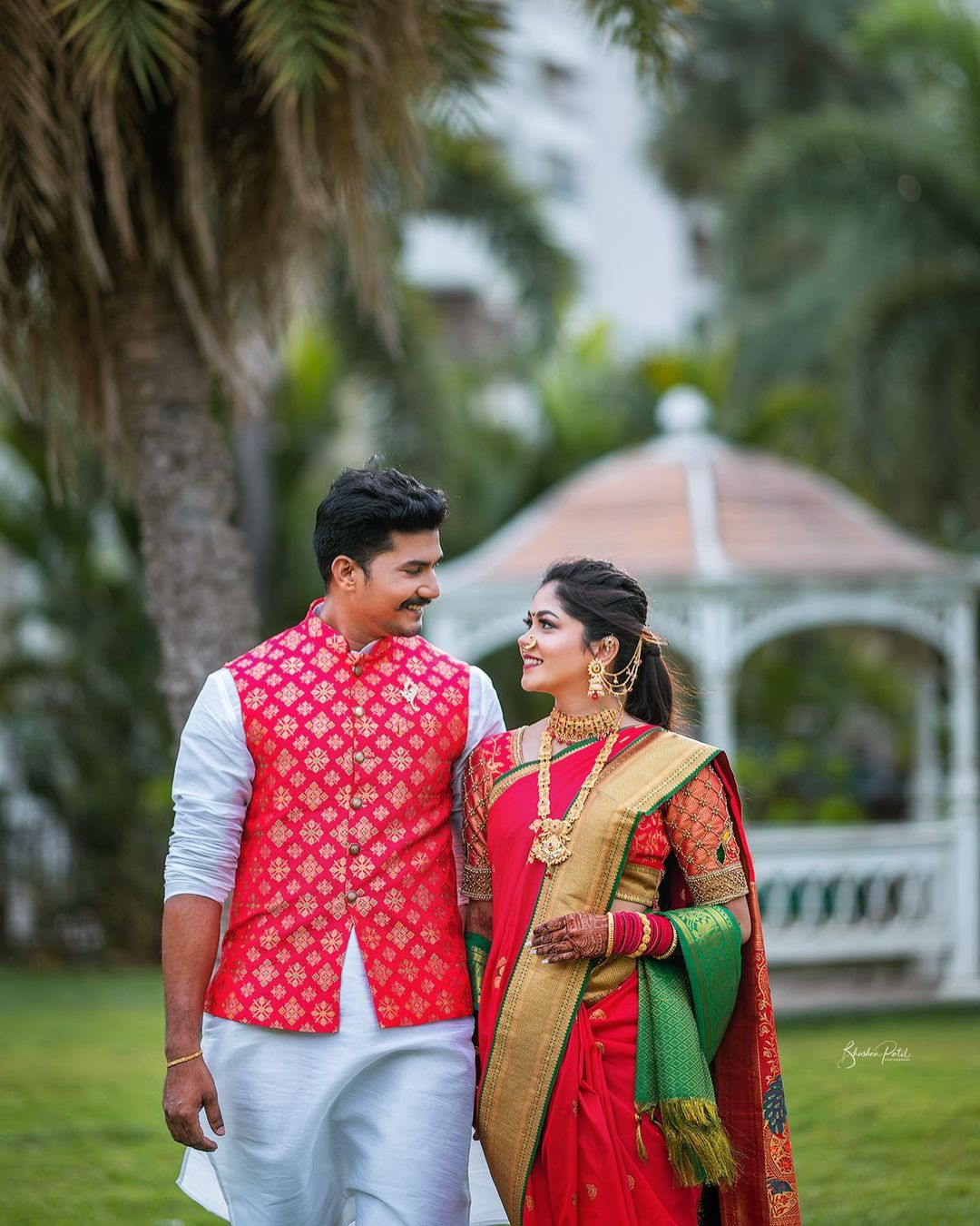 Abhijeet Shwetchandra Sejal Warde Engagement Photos