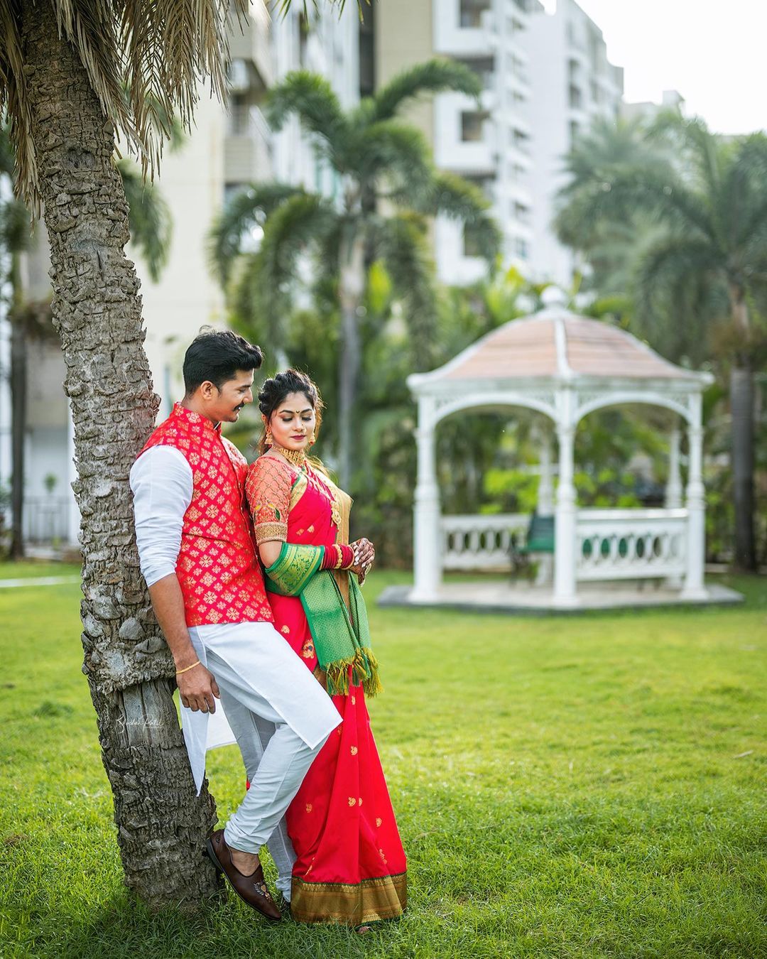 Abhijeet Shwetchandra Sejal Warde Engagement Photos