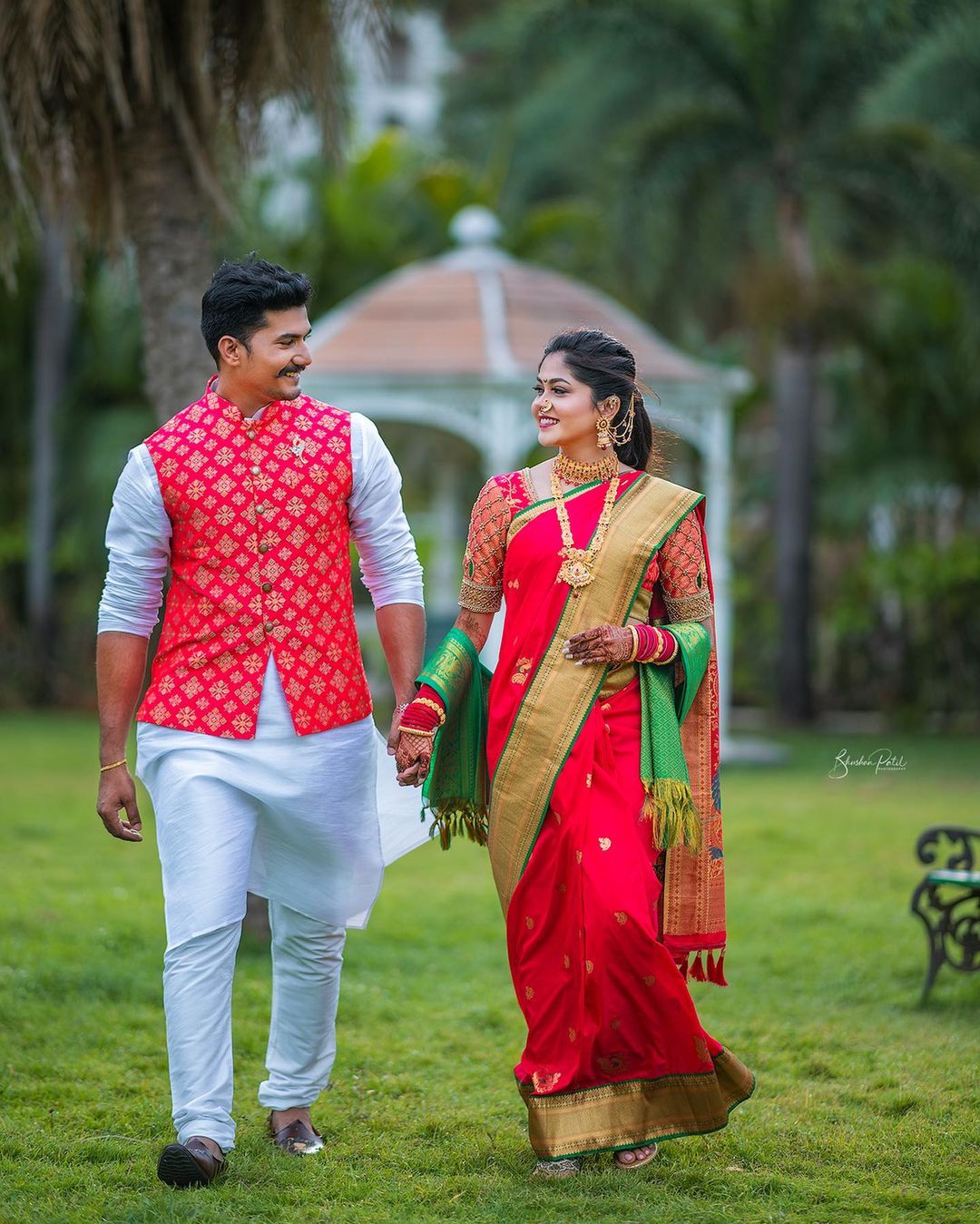 Abhijeet Shwetchandra Sejal Warde Engagement Photos