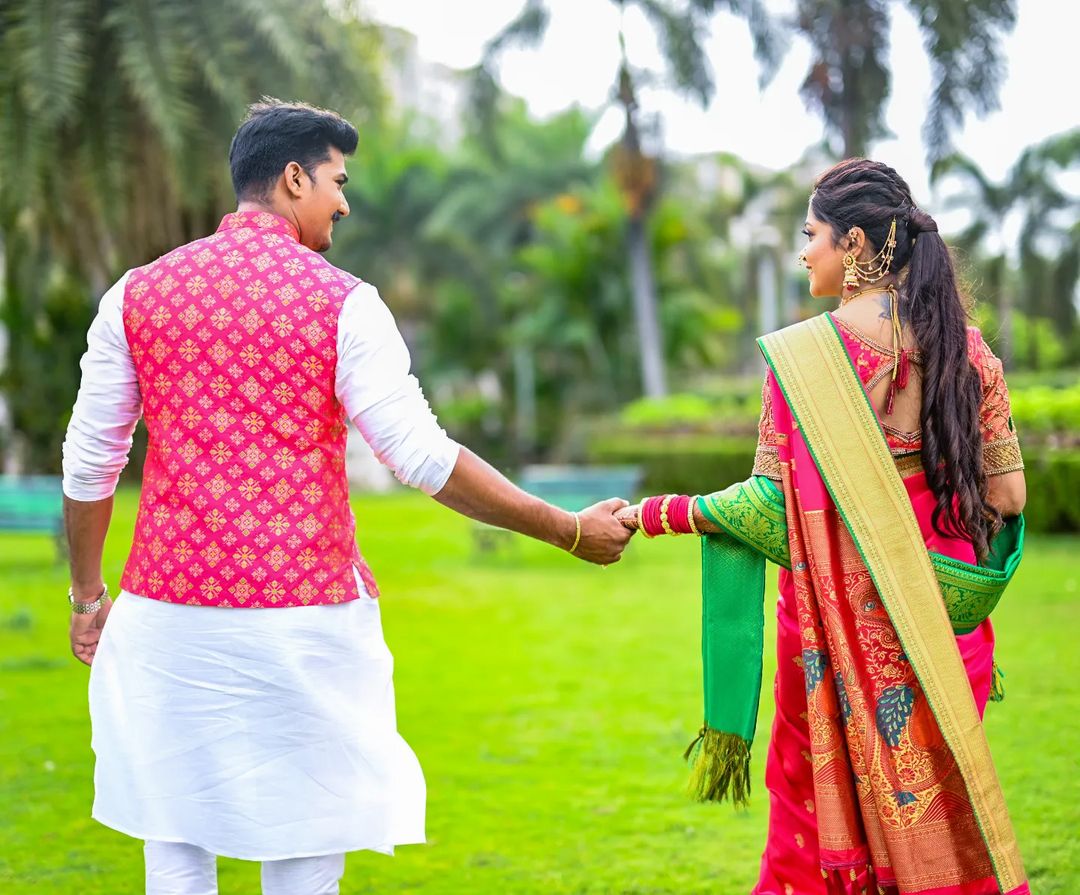 Abhijeet Shwetchandra Sejal Warde Engagement Photos