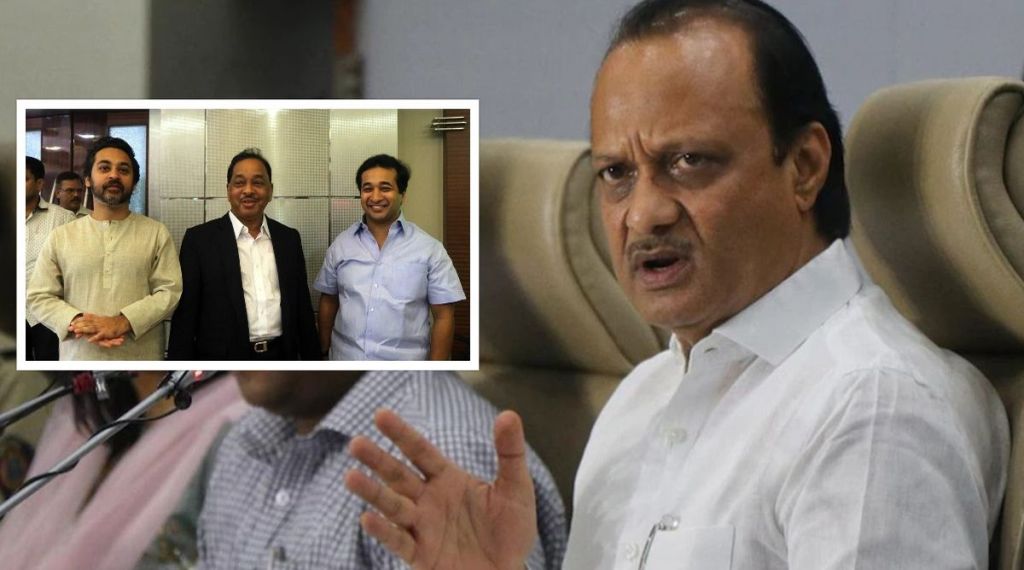 NCP Vidya Chavan Ajit Pawar BJP Nilesh Rane