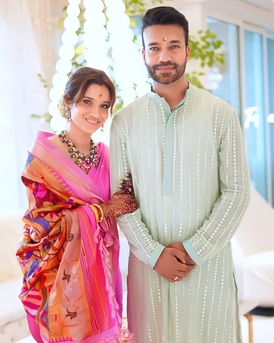 Ankita Lokhande Vicky Jain New Home Graha Pravesh Photos