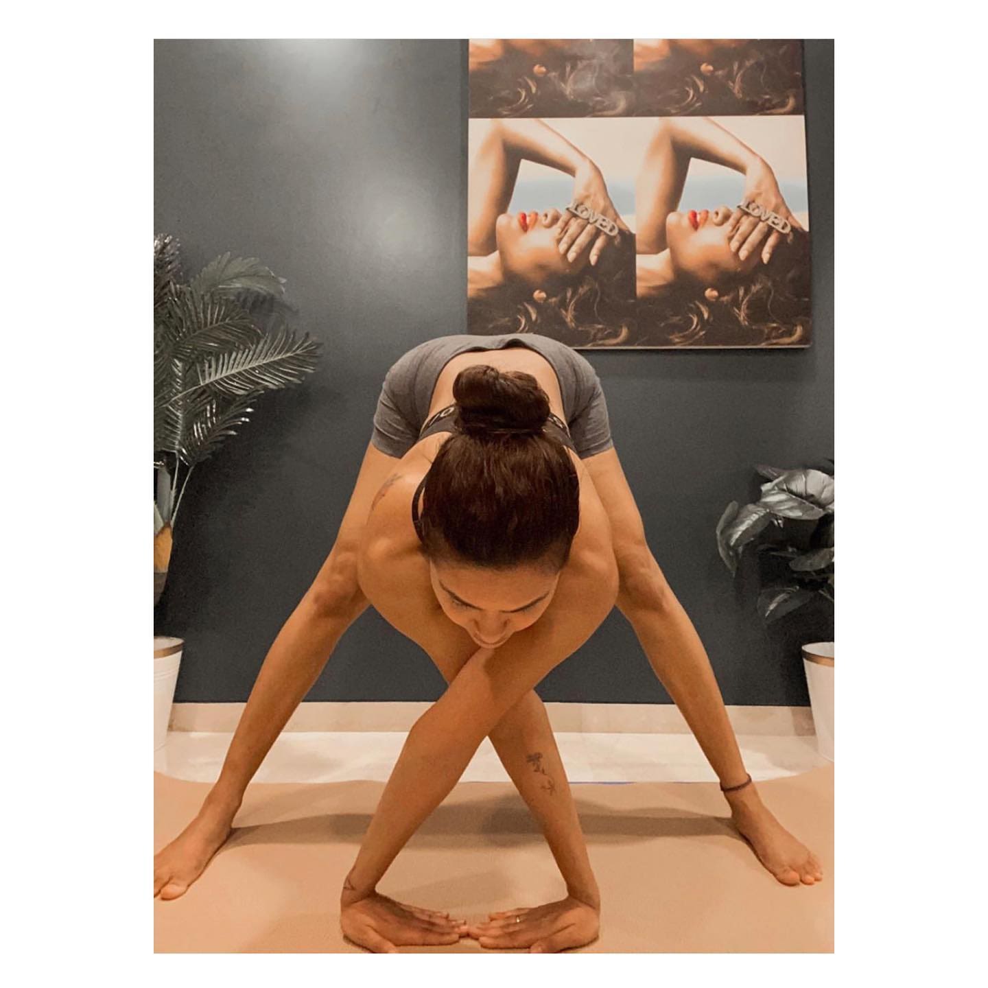 Ashram 3 fame esha gupta yoga poses