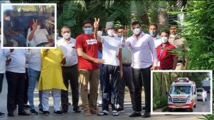 Rajya Sabha Election BJP MLA Laxman Jagtap left from Ambulance to Mumbai