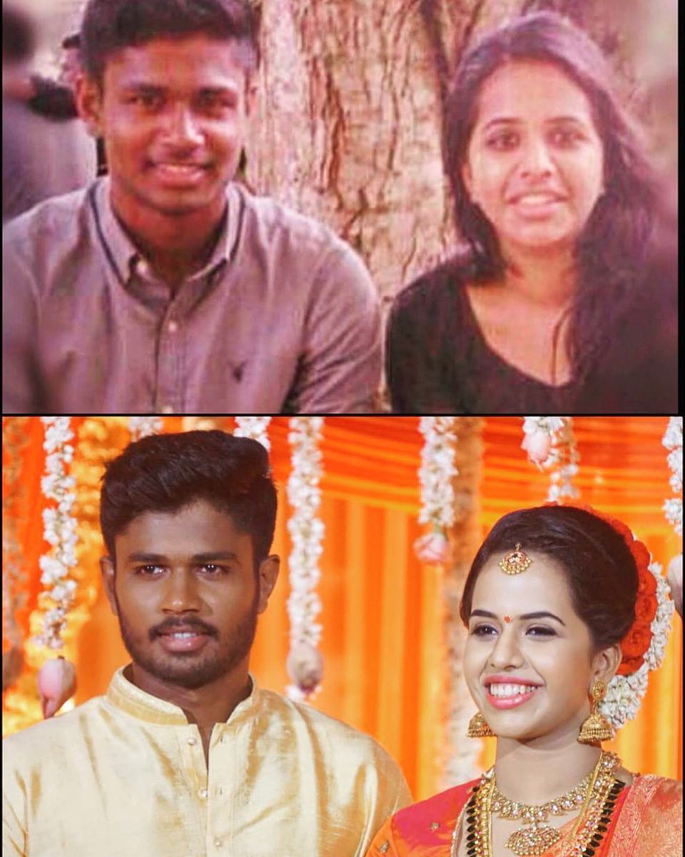 Charulatha And Sanju Samson 