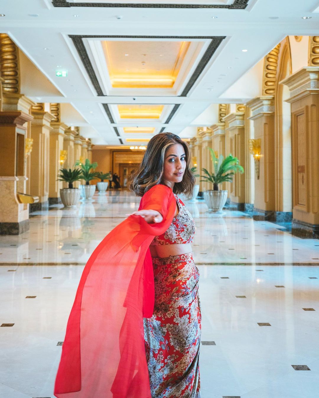 Hina Khan Emirates Palace Photos