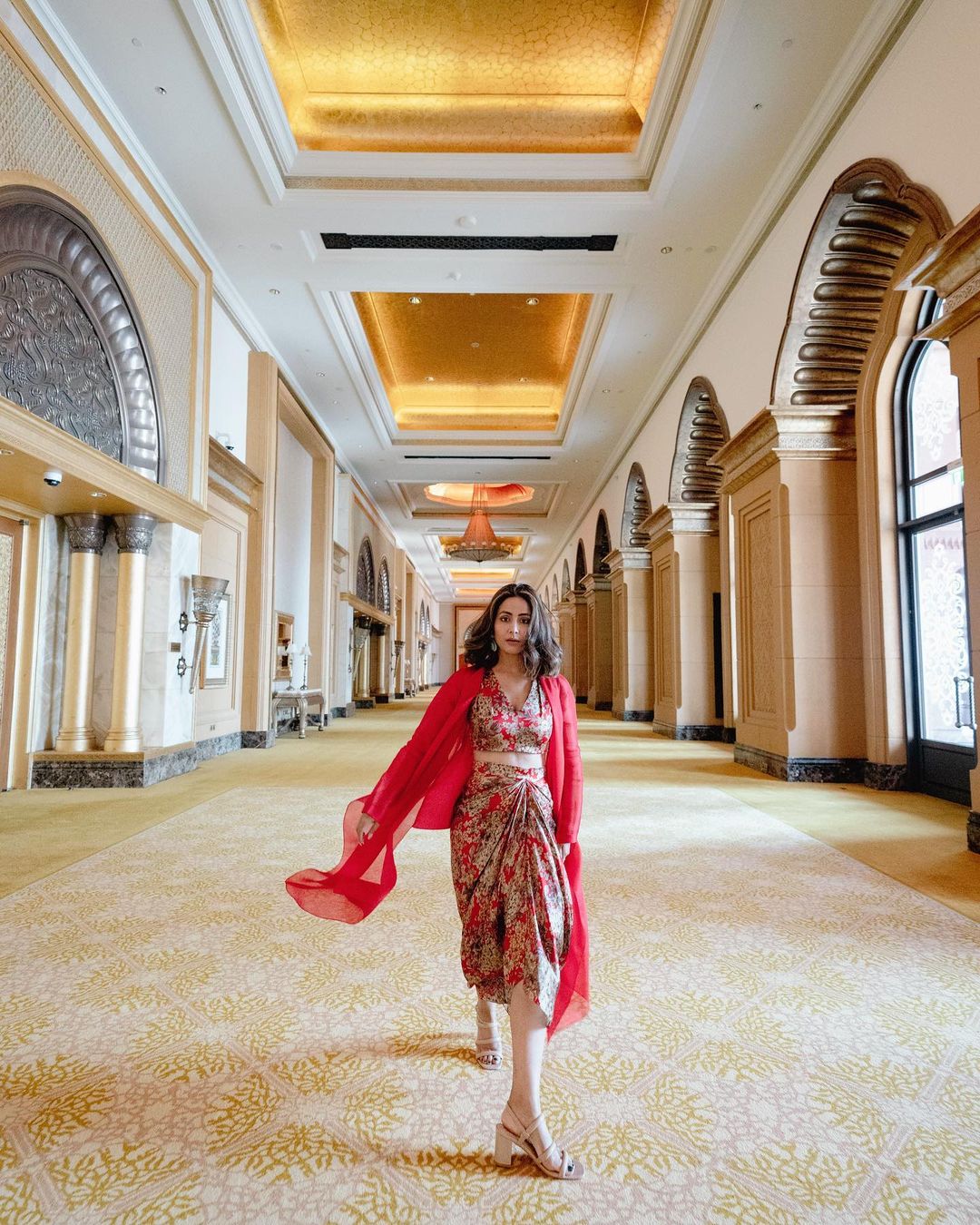 Hina Khan Emirates Palace Photos