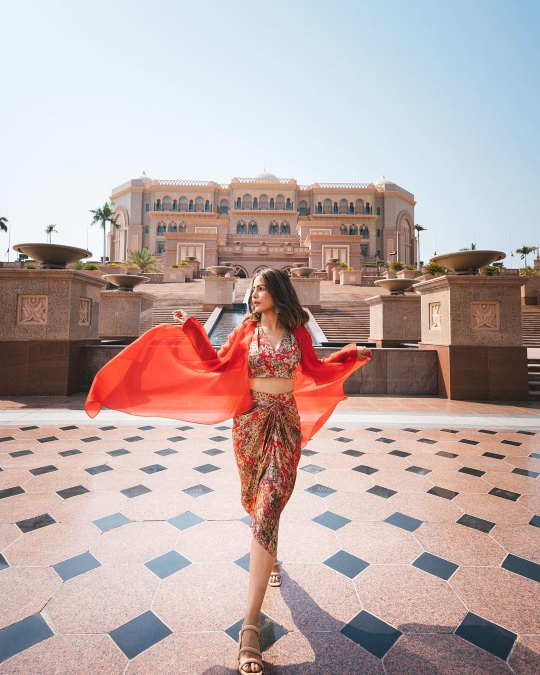 Hina Khan Emirates Palace Photos