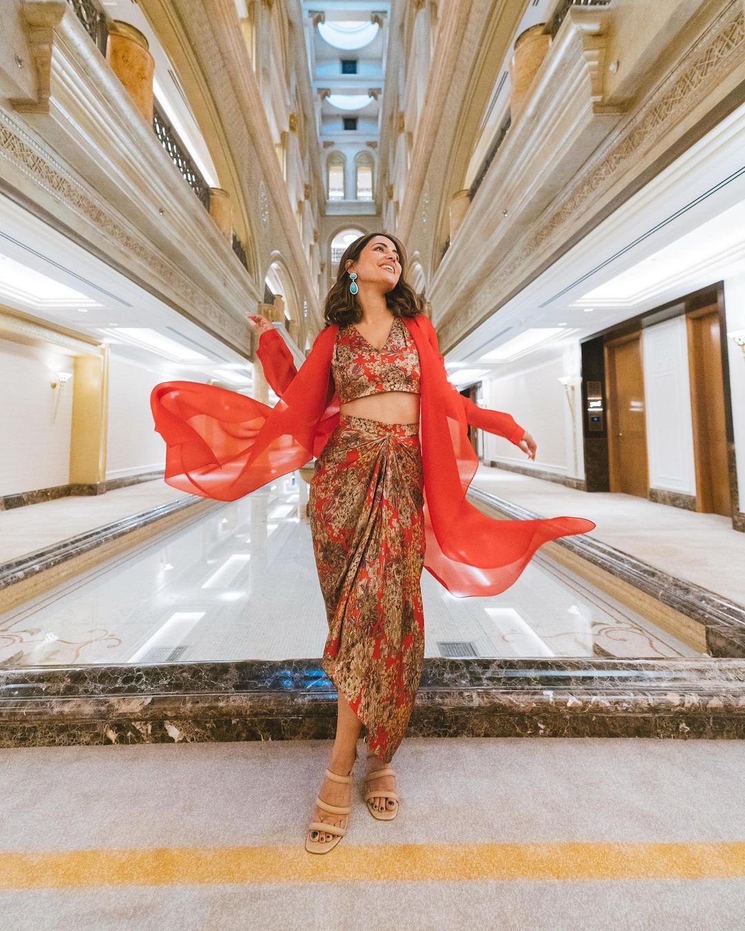 Hina Khan Emirates Palace Photos