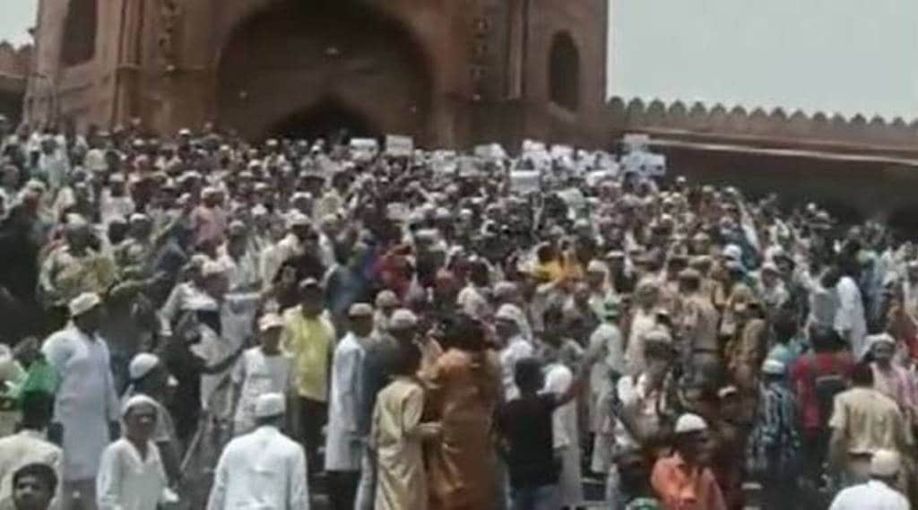 Jama Masjid Delhi Protest2