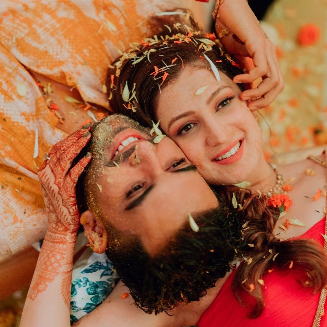 Deepak Chahar and Jaya Bhardwaj