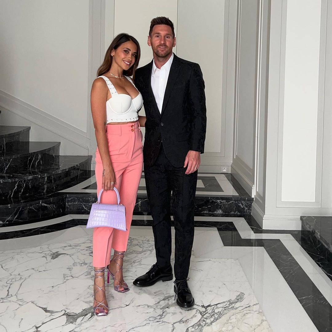Lionel Messi and Antonela Roccuzzo 