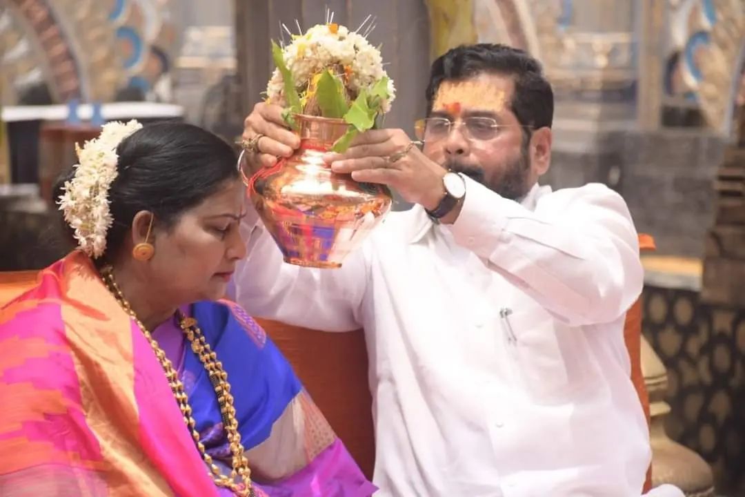 Maharashtra new CM eknath shinde family photos