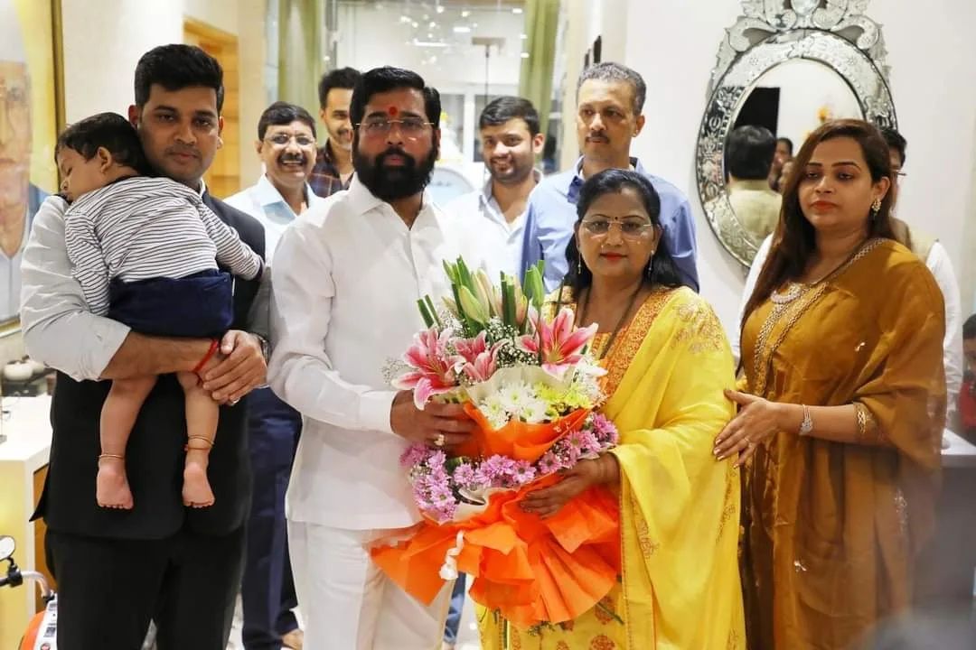 Maharashtra new CM eknath shinde family photos