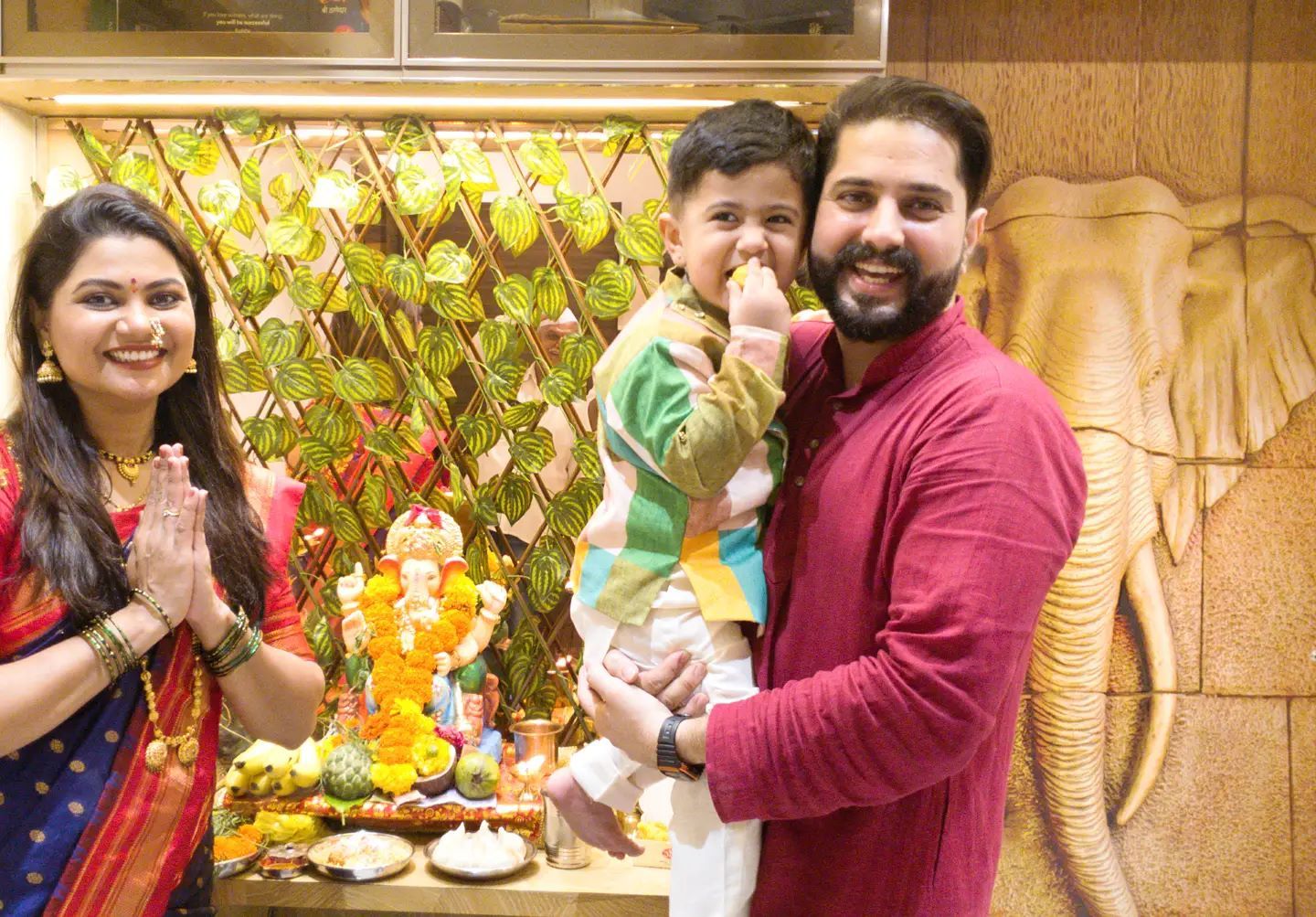 Maharashtrachi hasyajatra fame namrata sambherao son