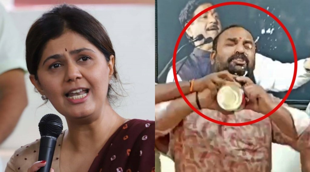 Pankaja Munde supporter Mukund Garje 4