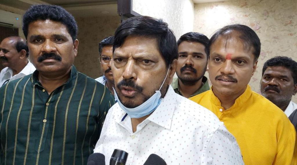 Reaction of central minister Ramdas Athavale on Gyanvapi case Reaction of central minister Ramdas Athavale on Gyanvapi case