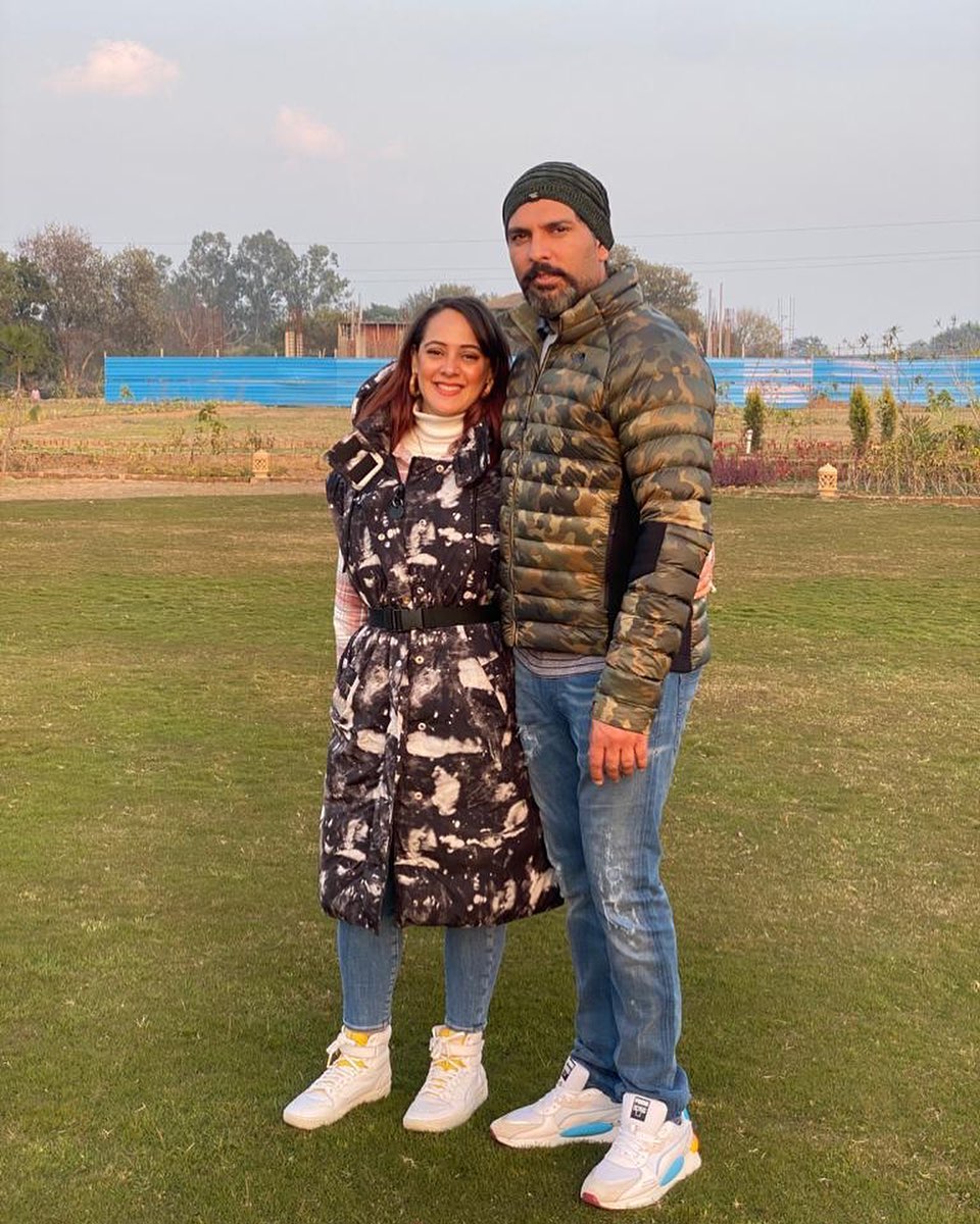 Yuvraj Singh hazel keech son name and photo
