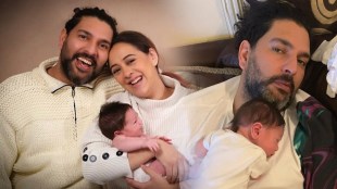 Yuvraj singh hezal keech baby boy name and photo