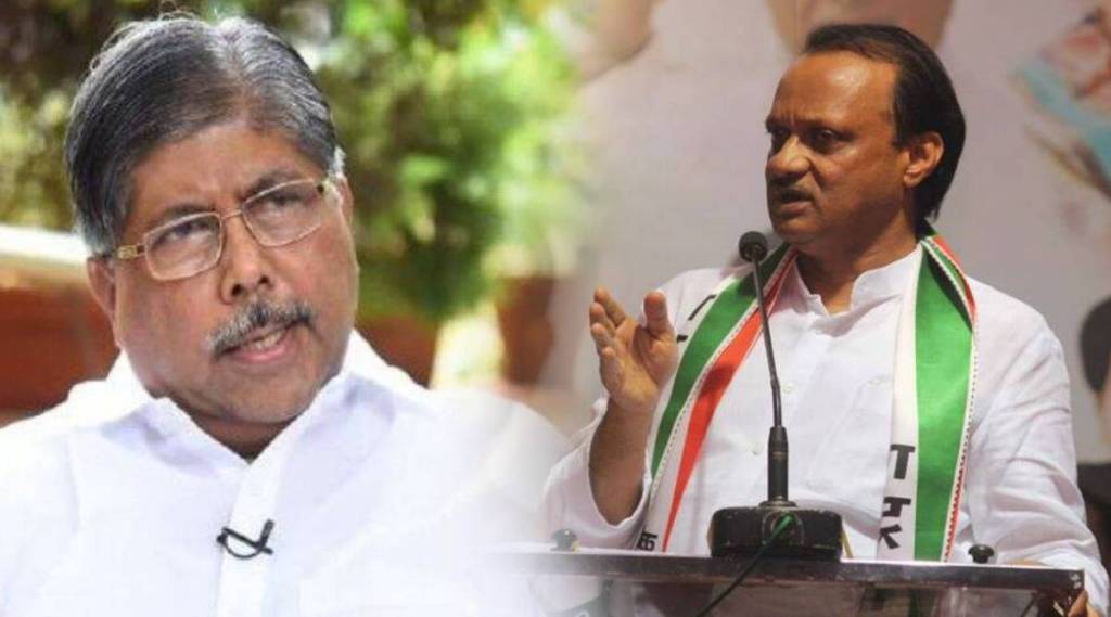 ajit pawar on chandrakant patil