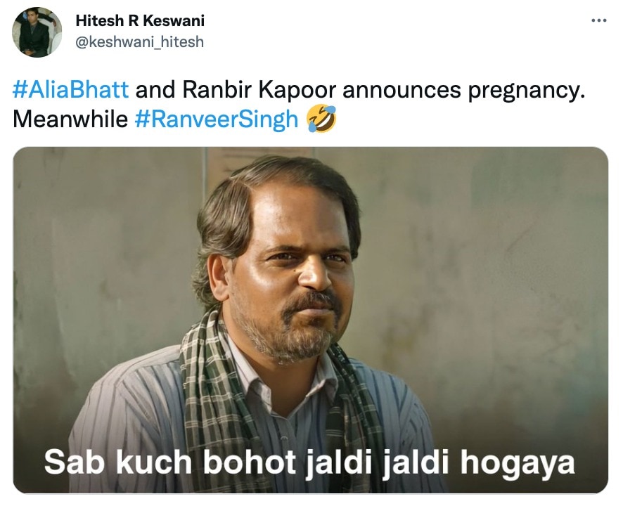 alia bhatt and ranbir kapoor announces pregnancy meme viral