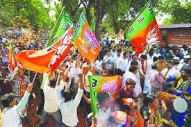 भारतीय जनता पक्षाचा जल्लोष भारतीय जनता पक्षाचा जल्लोष