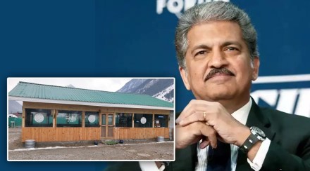 log hut cafe aandad mahindra