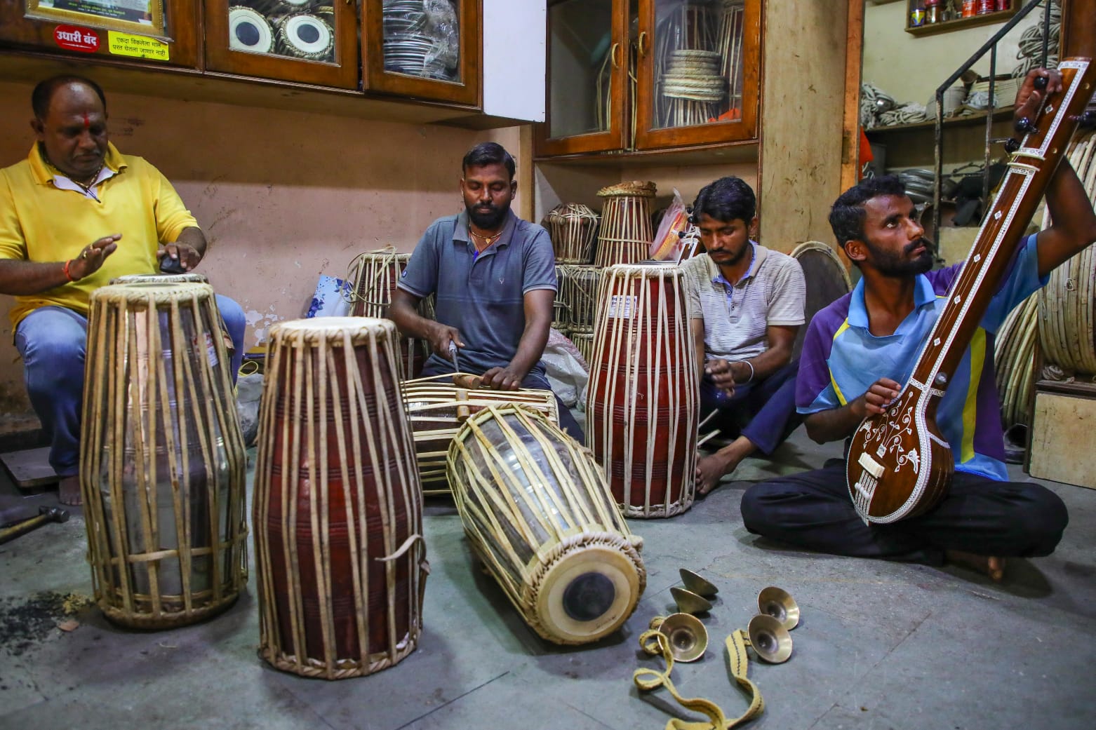 tal mrudung repairing before pandharpur wari