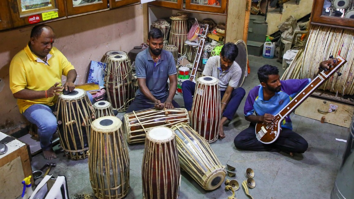 tal mrudung repairing before pandharpur wari