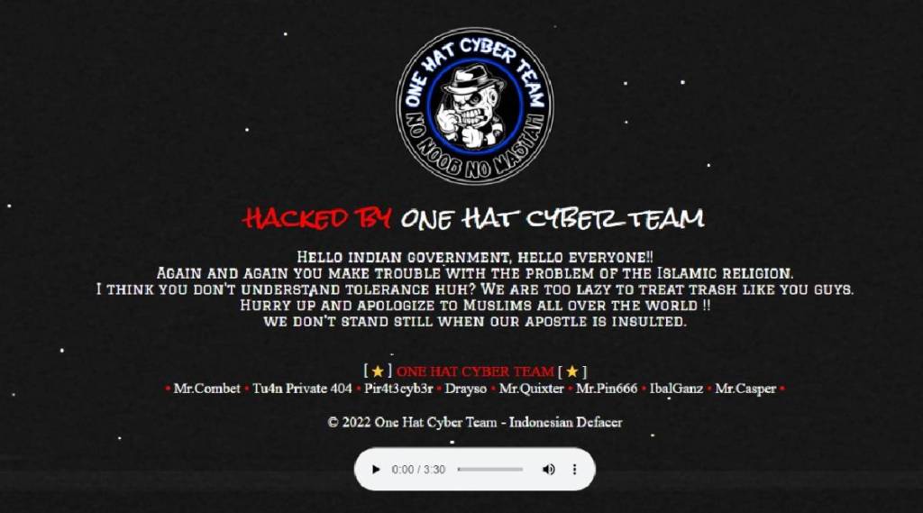 thane police website hacked thane police website hacked