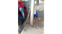 ठाण्यातील धोकादायक खांब बदलण्यास सुरुवात