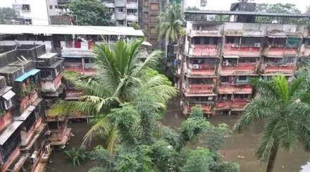 waterlogging in shahad area