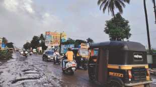 because of road bad condition and potholes Ulhasnagar School requested permission for fast agitation
