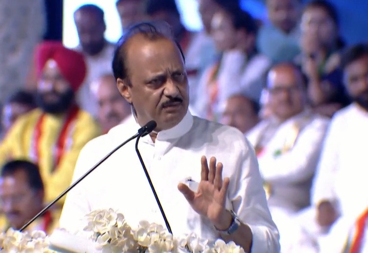 Ajit Pawar Says something fishy in government formation of eknath shinde Devendra fadnavis gives reference of Amruta Fadanvis comment